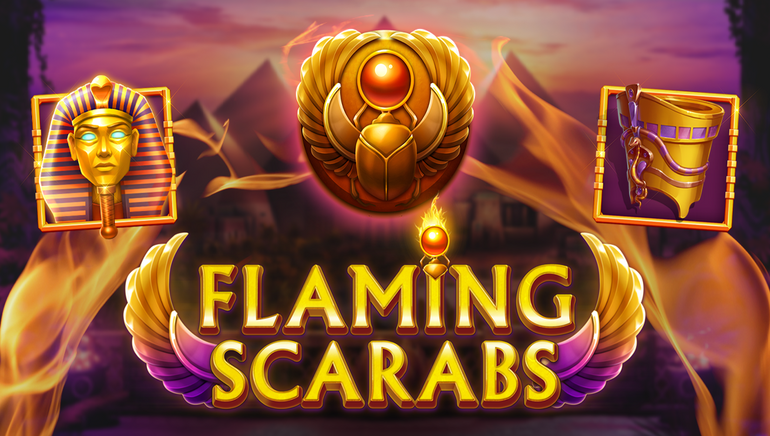 Flaming Scarabs Screen