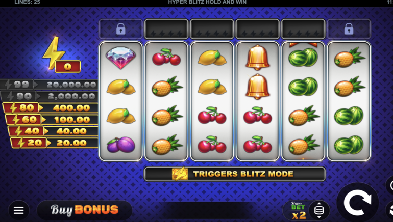 Hyper Blitz Hold and Win Screenshot